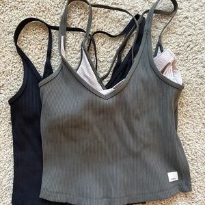 Set of 2 Vuori Ribbed Tanks